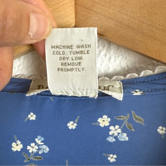 Vintage Banana Republic Floral Silky Kimono Robe Missing Belt Small - Picture 4 of 8